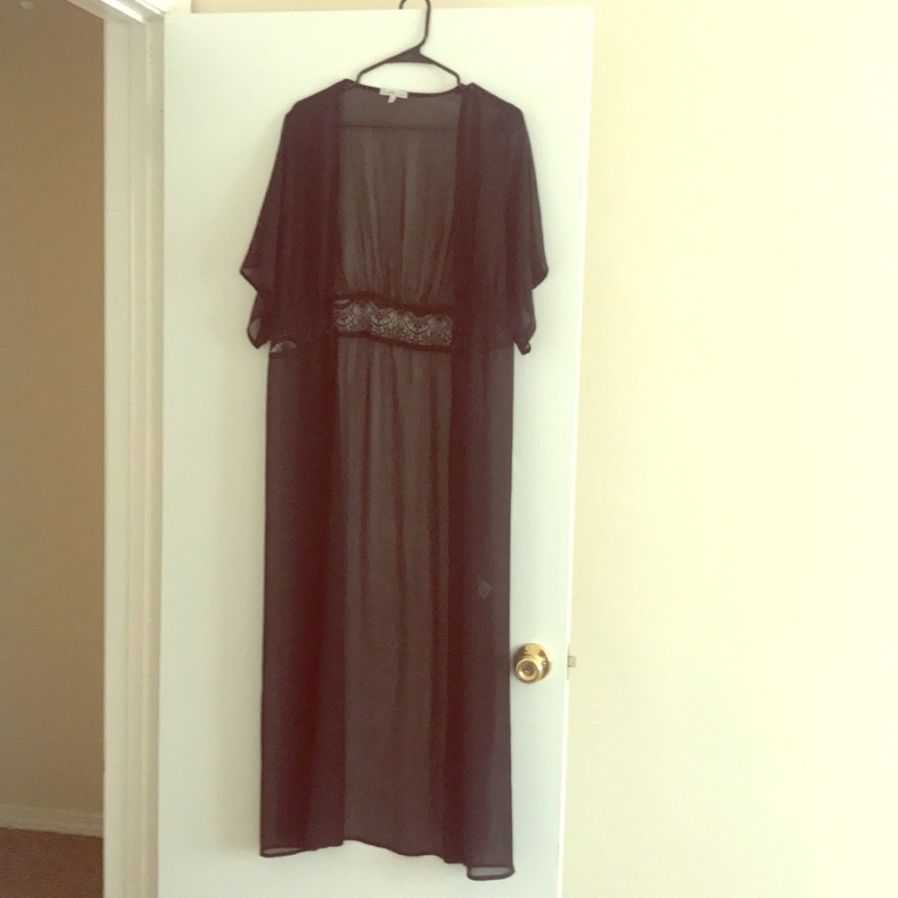 Charlotte Russe open front kimono